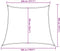 vidaXL - Zonnezeil - 160 - g/m² - 4/5x4 - m - HDPE - beige