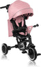 Lionelo Tris Plus - Driewieler 2-in-1 - Geschikt van 9 maanden tot 5 jaar - Pink Rose