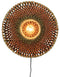 GOOD&MOJO Wandlamp Bali - Bamboe/Zwart - Ø60cm - Binnen Scandinavisch,Bohemian
