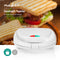Sandwich maker - 800 W - 20.5 x 12 cm - Kunststof