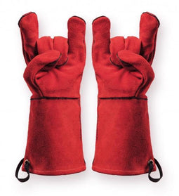 Feuermeister BBQ handschoen Premium BBQ leder rood maat 12