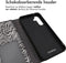 iMoshion Hoesje Geschikt voor Samsung Galaxy A54 (5G) Hoesje Met Pasjeshouder - iMoshion Design Bookcase smartphone - Meerkleurig / Black And White