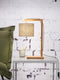 GOOD&MOJO Himalaya - Tafellamp - Bamboe/Linnen - 29x18x47 cm - Bruin/Taupe