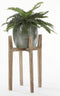Mica Decorations Ascot Plantenstandaard - L33 x B33 x H89 cm - Hout - Lichtbruin
