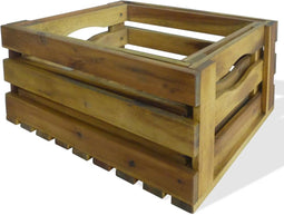 vidaXL - Appelkisten - 2 - st - massief - acaciahout