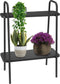 Pro Garden Plantenrek/plantentafel - antraciet - metaal - 50 x 26 x 66 cm - binnen en buiten