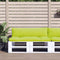 vidaXL - Palletkussens - 2 - st - stof - heldergroen