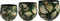 TS Collection - Bloempot Bee green - 33x28 - Metaal & Epoxy - Exclusieve woonitems voor binnen - Handgemaakt - Unieke print - Designed by Lammie