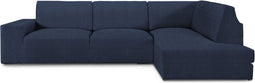 Hoes voor chaise longue met lange armleuning rechts Eysa ROC Blauw 110 x 120 x 500 cm