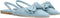 POSH by Poelman LOA Slingbacks - Dames - Blokhak 1.5 cm - Licht denim - Maat 40