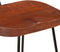 vidaXL - Barkrukken - 2 - st - 49x43x103 - cm - massief - mangohout