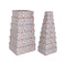 Set decoratieve dozen Versa Karton Blommor (15 Onderdelen)