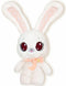 Peekapets Bunny wit - Kiekeboe Knuffel