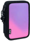 Dubbele etui Milan Sunset Zwart Roze 34 Onderdelen