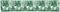 vidaXL - Palletkussen - voor - Bankblad - met - Bladerenpatroon - 200x40x8 - cm - Oxford - Stof