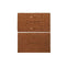 Deurmat DKD Home Decor Bruin Rubber Kokosnoot (75 x 45 x 2,3 cm) (2 Stuks)