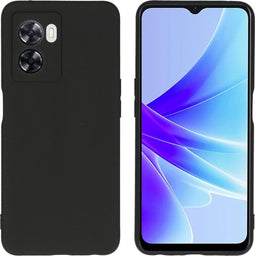 iMoshion Hoesje Geschikt voor Oppo A57s / A57 Hoesje Siliconen - iMoshion Color Backcover - Zwart