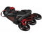 Playlife GT 110 Inlineskates - Maat 41 - Unisex - zwart/rood