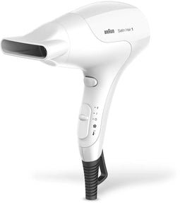 Braun Satin Hair 1 HD180 - Föhn - Coolshot - 2 temperatuurinstellingen - Wit