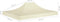 vidaXL - Partytentdak - 270 - g/m² - 4,5x3 - m - crèmekleurig