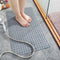Dutch House Antislip Douchemat 69x39 cm Zwart