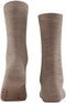 FALKE Softmerino - Dames sokken - Merinowol en katoen - Zwart 3009