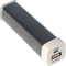 Powerbank Li-ion batterij met 2200 mAh met zwarte behuizing