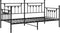 vidaXL - Ligbed - Frame - Zwart - 100x190 - cm - Staal