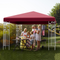 Coast Vervangend Dak - Paviljoen 3 x 3 m - Waterafstotend UV-bestendig - Bordeaux