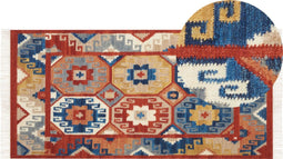 Beliani LUSARAT - Rug - Multicolor - Wol