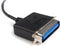 StarTech ICUSB1284 - USB naar Parallel Printer Adapter - Snelle gegevensoverdracht - Zwart