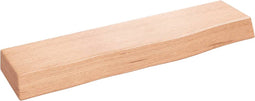vidaXL - Wandschap - 40x10x4 - cm - behandeld - massief - eikenhout - lichtbruin