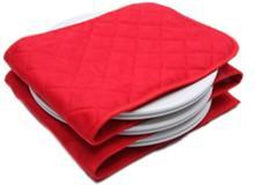 Hotidea Stoffen bordenwarmer rood