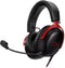 HyperX Cloud III - Gamingheadset - 53 mm drivers - Zwart Rood