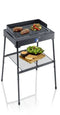 Severin PG8568 - Elektrische barbecue op poten - 2200W met waterbak - Zwart