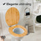 Infinity Goods Bamboe WC Bril Emmy - Toiletbril - RVS Scharnieren - Bamboe