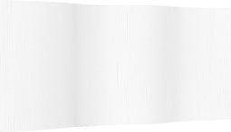 vidaXL - Kamerscherm 165x400 - cm bamboe - wit