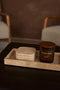 Onderzetter marmer - organisch - travertine set van 4 stuks - 10x10x1cm