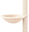 vidaXL - Kattenmeubel - vloer - tot - plafond - 263,5-289,5 - cm - crèmekleurig