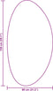 vidaXL - Tapijt - 'HUARTE'Zacht - en - Wasbaar - Grijs - 80 - x - 150 - cm