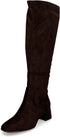 TAMARIS Essentials - Enkellaarzen - Blokhak 5,5 cm - Mocca