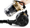 Domo DO7297S - Zakloze cilinderstofzuiger - 700 W - 2,5 L - Zwart / Goud