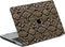 Lunso Geschikt voor MacBook Pro 13 inch M1/M2 (2020-2022) cover hoes - case - Snake Pattern Brown