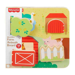 Babyspeeltje Mattel 20 x 20 x 1,91 cm dieren