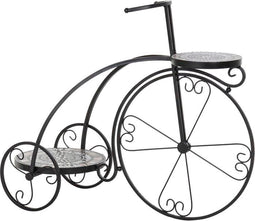 Grondlegger DKD Home Decor Fiets Keramisch Mozaïek Zwart IJzerwerk (70 x 28 x 57 cm)