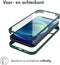 Accezz Hoesje Geschikt voor iPhone 12 Pro / 12 Hoesje - Accezz 360° Full Protective Cover - Donkergroen