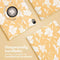 imoshion Tablet Hoes - Geschikt voor iPad Air 5 (2022) / Air 4 (2020) - 360° Draaibare Design Bookcase 2.0 - Yellow Flowers