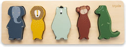 Trixie Houten Vormenpuzzel - Eerste speelgoed baby - vanaf 1 Jaar - Educatief - Voor Jongens & Meisjes
