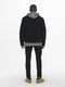 ONLY & SONS ONSLOUIS LIFE JACKET - Sherpa spijkerjas - Knoopsluiting - Zwart