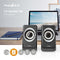Nedis CSPR20020BK - 2.0 Stereo Speakerset - 18 Watt USB-voeding (1 set)